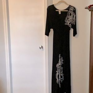 Maxi dress 3/4 sleeve